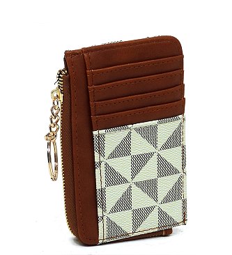 PM Monogram Card Holder Keychain Wallet