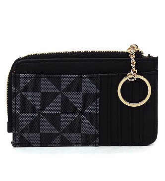 PM Monogram Card Holder Keychain Wallet