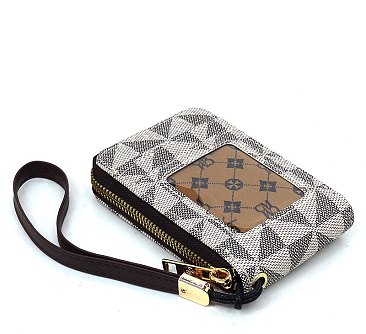 PM Monogram Accordion Card Holder Wallet Wristlet