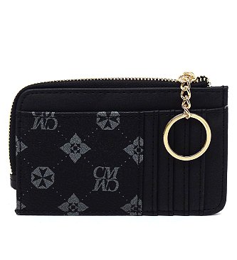 CM Monogram Card Holder Keychain Wallet