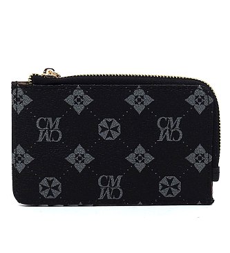 CM Monogram Card Holder Keychain Wallet