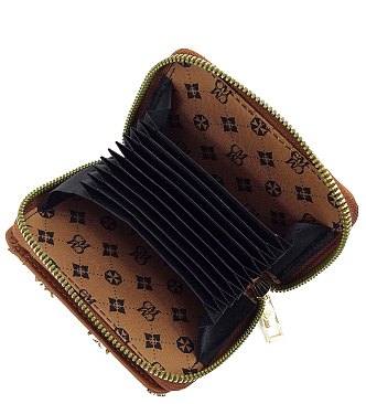 PM Monogram Accordion Bi-fold Wallet