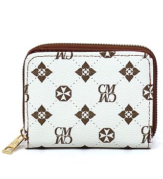 CM Monogram Accordion Bi-fold Wallet