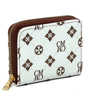 CM Monogram Accordion Bi-fold Wallet