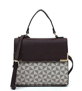 PM Monogram Top Handle Satchel