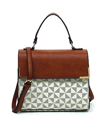 PM Monogram Top Handle Satchel