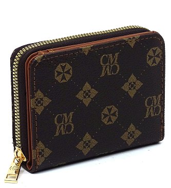 CM Monogram Accordion Bi-fold Wallet