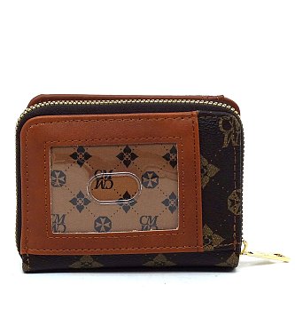 CM Monogram Accordion Bi-fold Wallet