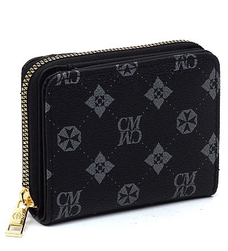 CM Monogram Accordion Bi-fold Wallet