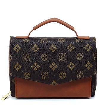 CM Monogram Envelope Flap Crossbody Bag