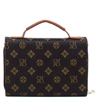 CM Monogram Envelope Flap Crossbody Bag