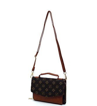 CM Monogram Envelope Flap Crossbody Bag