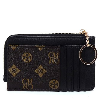 CM Monogram Card Holder Keychain Wallet