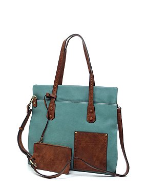 Fashion Front Pocket 2-in-1 Shopper