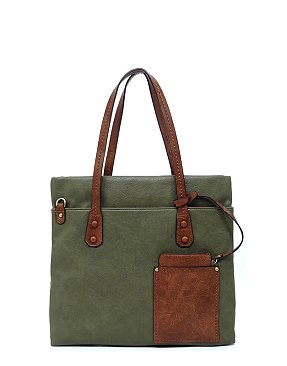 Fashion Front Pocket 2-in-1 Shopper