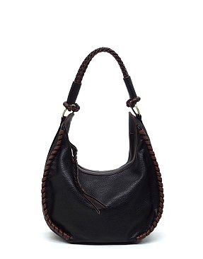 Fashion Whipstitch Shoulder Bag Hobo