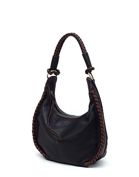 Fashion Whipstitch Shoulder Bag Hobo