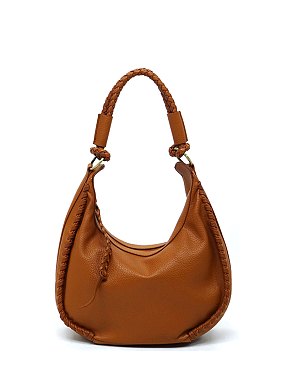 Fashion Whipstitch Shoulder Bag Hobo