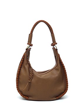 Fashion Whipstitch Shoulder Bag Hobo