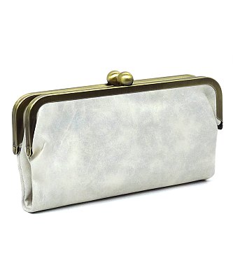 Fashion Kiss Lock Clutch Wallet