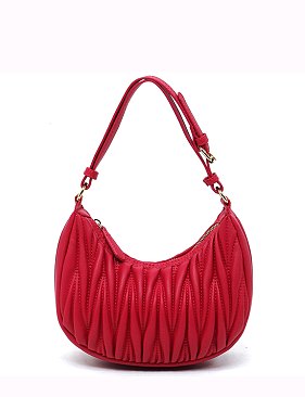 Chevron Quilted Shoulder Bag Hobo