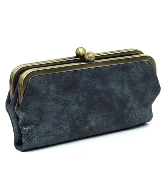 Fashion Kiss Lock Clutch Wallet