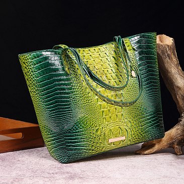 Tie-dyed 2 in 1 Croc Tote-Shoulder Bag with Wallet