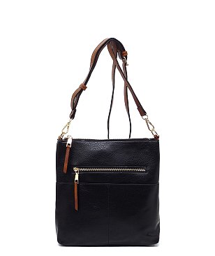 Fashion Zip Pocket Crossbody Bag