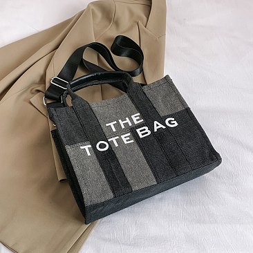 Denim "The Tote Bag" Handbag