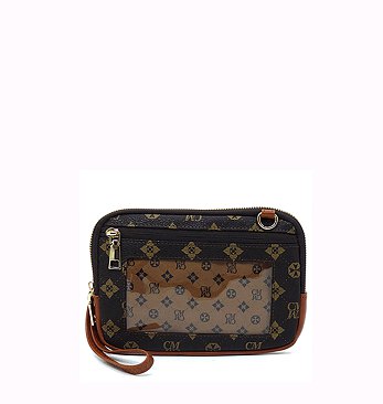 CM Monogram Cell Phone Crossbody Bag Clutch