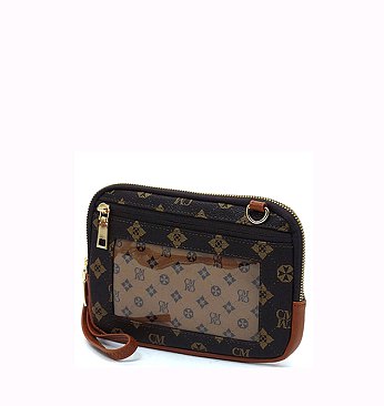 CM Monogram Cell Phone Crossbody Bag Clutch