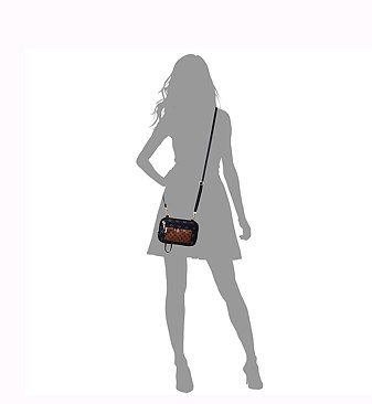 CM Monogram Cell Phone Crossbody Bag Clutch