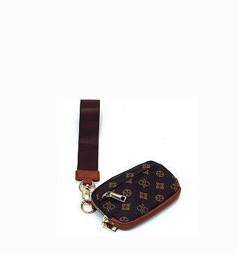 CM Monogram Pouch Wallet Wristlet