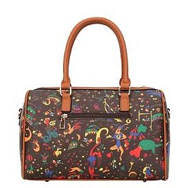 3 in 1 Graffti - Mogogram Boston Satchel - Messenger + Wallet