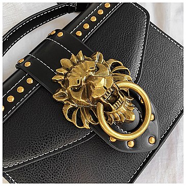 Lion head Buckle Handbags