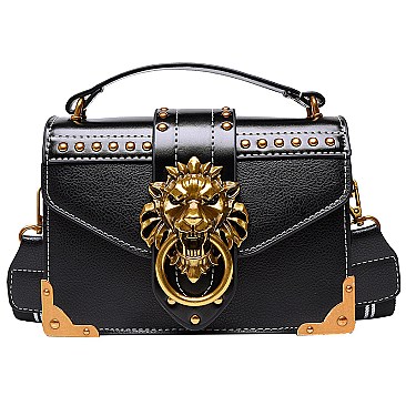 Lion head Buckle Handbags