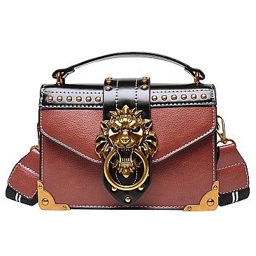 Lion head Buckle Handbags