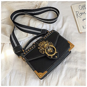 Lion head Buckle Handbags