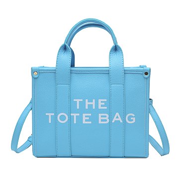 the tote bag blue