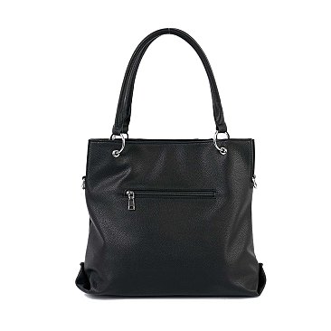 Belted Jean Design Tote Handbag