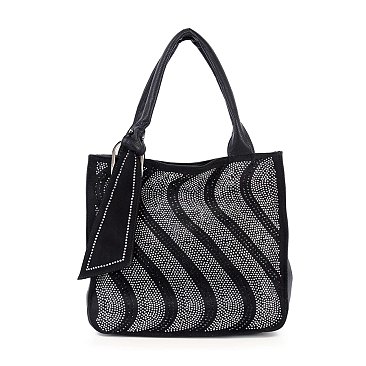 Rhinestone Pattern Tote