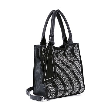 Rhinestone Pattern Tote