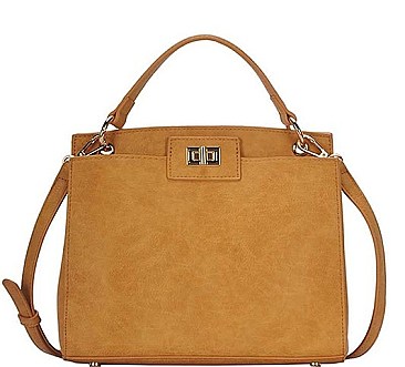 STYLISH CUTE SATCHEL WITH LONG STRAP