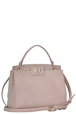 STYLISH CUTE SATCHEL WITH LONG STRAP