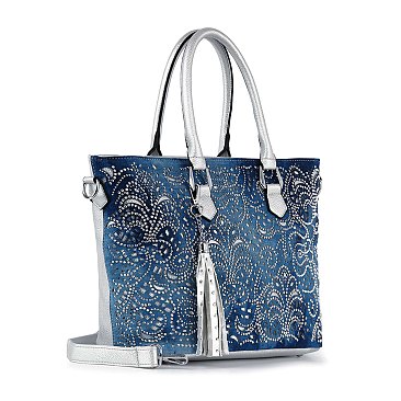 Layered Design Shopper Style Tote