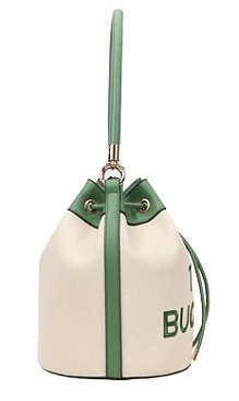 The Bucket Draw String Canvas Hobo -Shoulder Bag with Wallet