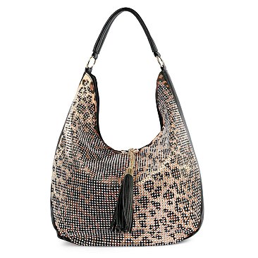 Sparkling Large Hobo Handbag