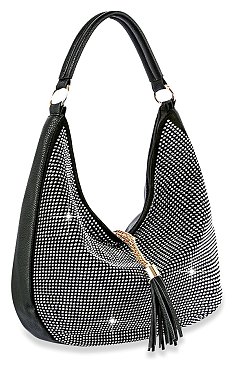 Sparkling Large Hobo Handbag