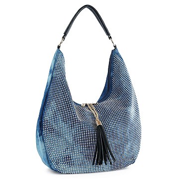 Sparkling Large Hobo Handbag