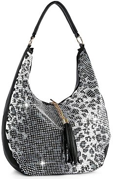 Sparkling Large Hobo Handbag